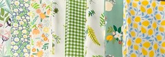 Fat Quarter Bundle 8 FQ Cotton Quilting Fabric Stash Builder CoordinaedvFabric
