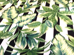Tropical Outdoor Fabric Green Leaf Upholstery Patio Cushion 2.75 Yard Lot