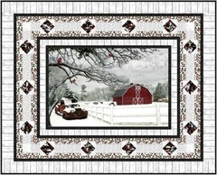 Hoffman – Frosted Holidays – Packed Holly – Christmas, Fabric by the Yard