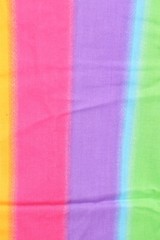 2.0 Yards Springs Fabric Ombre Rainbow Stripe Bright Colors Yellow Purple