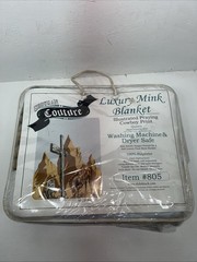 New Showman Luxury Mink Praying Cowboy Print 75”X96” Queen Blanket #805 MM-604