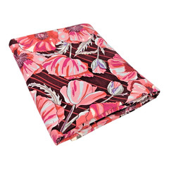 In the Bloom Bright Pink Floral Cotton Fabric Valori Wells OOP 3 Uncut Yds 44″w