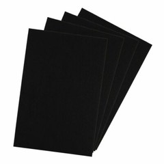 Felt Fabric Adhesive Sheets Black Multipurpose Sticky Glue Velvet Sheet 1/3/6PCS