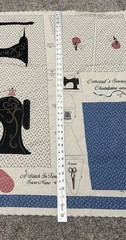 Vintage Concord Fabrics Cut & Sew Fabric Sewing Machine Cover Joan Kessler