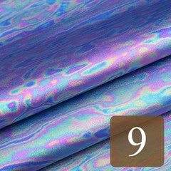 DIY Color Gradient PU Faux Leather Fabric Material 137cm