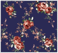 Crepe Techno Printed Nohelia Stretch Crepe Floral Fabric Prom Dress Sewing