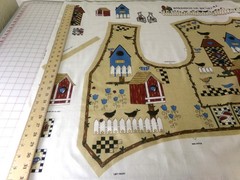 Lot of 3 Adult Vest Panels. Two Springtime, One Birdhouse Bungalow. A26-103