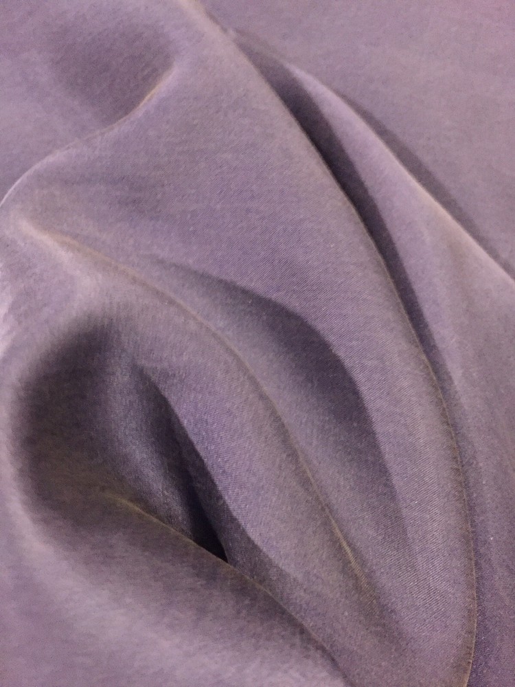 60% Silk 40% Cotton SATIN SATEEN Fabric Navy Blue Sewing Lining Shirt 54” Wide