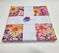 Layer Cake 10” Boundless Fabrics Hey Dahlia 1-43-005-42/SYM16580 Pink Blue White