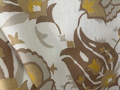 Groundworks “Turkish Flower” 100% Linen 3 Yards MSRP: $255/Yard