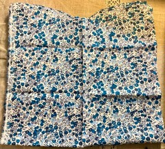 Liberty Of London Tana Lawn 13 oz Blue Lot Large Pieces 3+ Yards