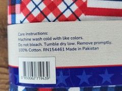 Lot of 4 Seasonal Fabric 100% Cotton Duck Precut 1 Yard 36″ x 44″ in Americana