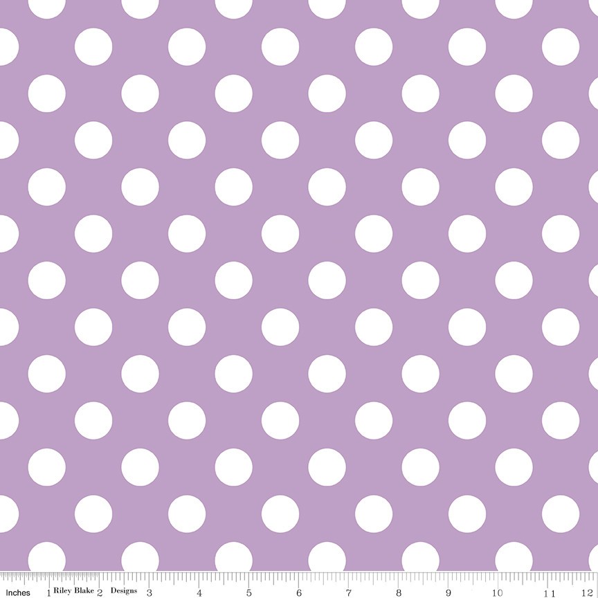Medium Dot Basics 360 120L Lavendar Riley Blake