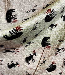 African Animal Print Fabric Michael Miller Sweet Serengeti Black Brown 42 x 36″L