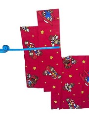 Vintage 1980s Super Mario Bros Nintendo Red Cotton Fabric Scrap Kart Flying