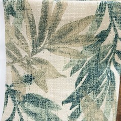 Richloom Solarium Outdoor Fabric Remnant Lot Botanical Palm Leaf Solid 6+ Yds