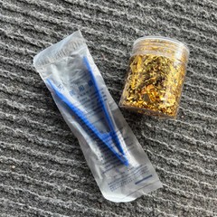 Chopped Imitation Carbon Fiber Short Cut Colorful Plastic Pieces For DIY wrappin
