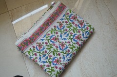 Hand Block Print Fabric 100%Cotton 3 Yard NO TARRIF CHARGES 100%✅ ZK_109