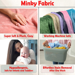 | Minky Fabric | Plush, Super Soft, Cuddle | Solid Minky | by the Yard | 60″ Wid