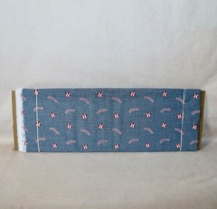 Houston Astros Chambray ~ Logo Pattern MLB Cotton Fabric 1/4 Yard 9” X 58”