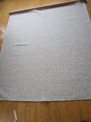 Beaux by Zinc Textiles 63″x57″W Calico Boucle Orange Pink Teal White Grey Green
