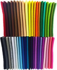 Durable 1.4mm Thick Felt Fabric Sheets – 42 Assorted Colors for Crafters