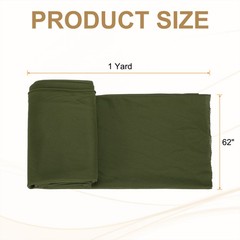 62″ Mesh Fabric Slightly Stretchy for Backpack Pocket, Dark Green 1 Yard