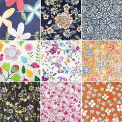 Misscrafts 50pcs 10×10 Inches Cotton Quilting Fabric Craft Supplies Top Fat Q…