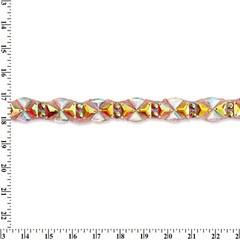 Cross Resin Rhinestone Iron On Gel Backed Trim Sold By The Yard