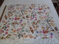 5190. TOSSED LAZYS by LORALIE HARRIS Craft, Quilting COTTON FABRIC–44″ x 1 yd.