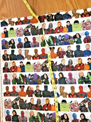 Avengers Marvel Comics famous characters cotton quilting fabric bhy x 44″ w wow