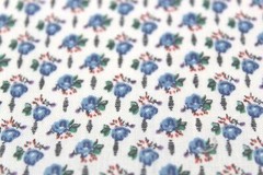 1930s Reproduction Fabric Cotton Quilt BLUE Hues Floral & More 42×1/2 yd–CHOICE