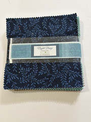 NEW Wilmington 5 Karat Gems “Night Breeze” Charm Pack 42-5″ x 5″ Pieces