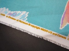 Richloom Solarium TROPICAL FISH Heavyweight Fabric 2 yards x 54 Teal Blue