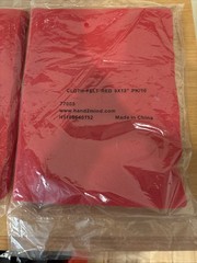 9″ x 12″ Acrylic Felt Sheets Red