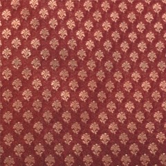 Sanskriti 1 Yard Art Silk Dark Red Woven Banarasi Dress Material Craft Fabric