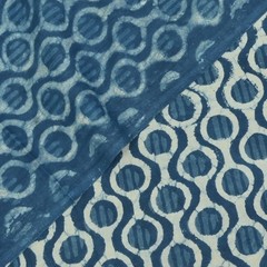 20 Yard Hand Block Art Flower Print Cotton Indian Natural Sanganeri Print Fabric
