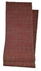 Upholstery Fabric Swatch Medium Red Brown 18.25″ X 4″ MPN #19 U Quilting Cutouts