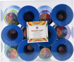 Mandala Crafts Bonded Nylon Thread 12 T90 #92 280D/3, 12 Vibrant Colors