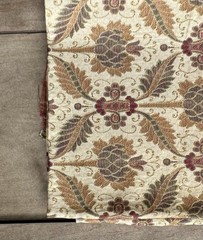 Damask Jacquard Fabric 76″ x 52″ Leaf Pineapple Print Tapestry Upholstery 2 Yds