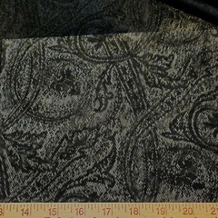 Black Fine Stretch Lace – With A Subtle, Elegant, Paisley Floral Swirl Design