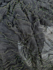 Black Ribbon layers look chiffon Fabric By the Yard 60″ W