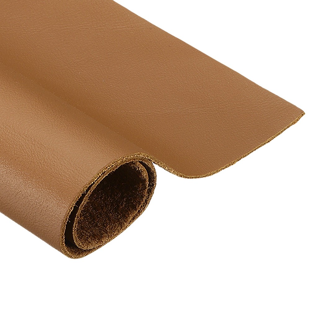 Genuine Leather Sheet, 7.9″x11.8″ Full Grain Leather Pieces, Light Brown