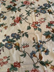 Vtg Cohama Riverdale “ESSEX” Fabric 56.5” x 31.5”