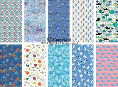 -25 Options- 100% Cotton Quilting Fabric Bundles 10Pcs Fat Quarters 18”X21”-Medi