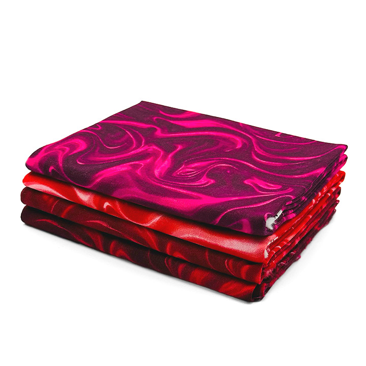 4 Fat Quarters — Marbleized by Kanvas Studio / Benartex Better Basics (Set #3)