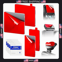 4-Pack Double-Sided Adhesive Pads for Dash Cam Mounts Heat-Resistant