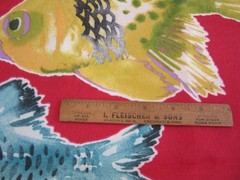 Richloom Solarium TROPICAL FISH Heavyweight Fabric 1 yard 36×54