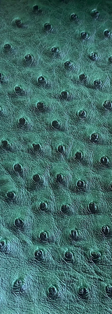 Hunter green ostrich faux vinyl Marine grade UV resistance waterproof Fabric