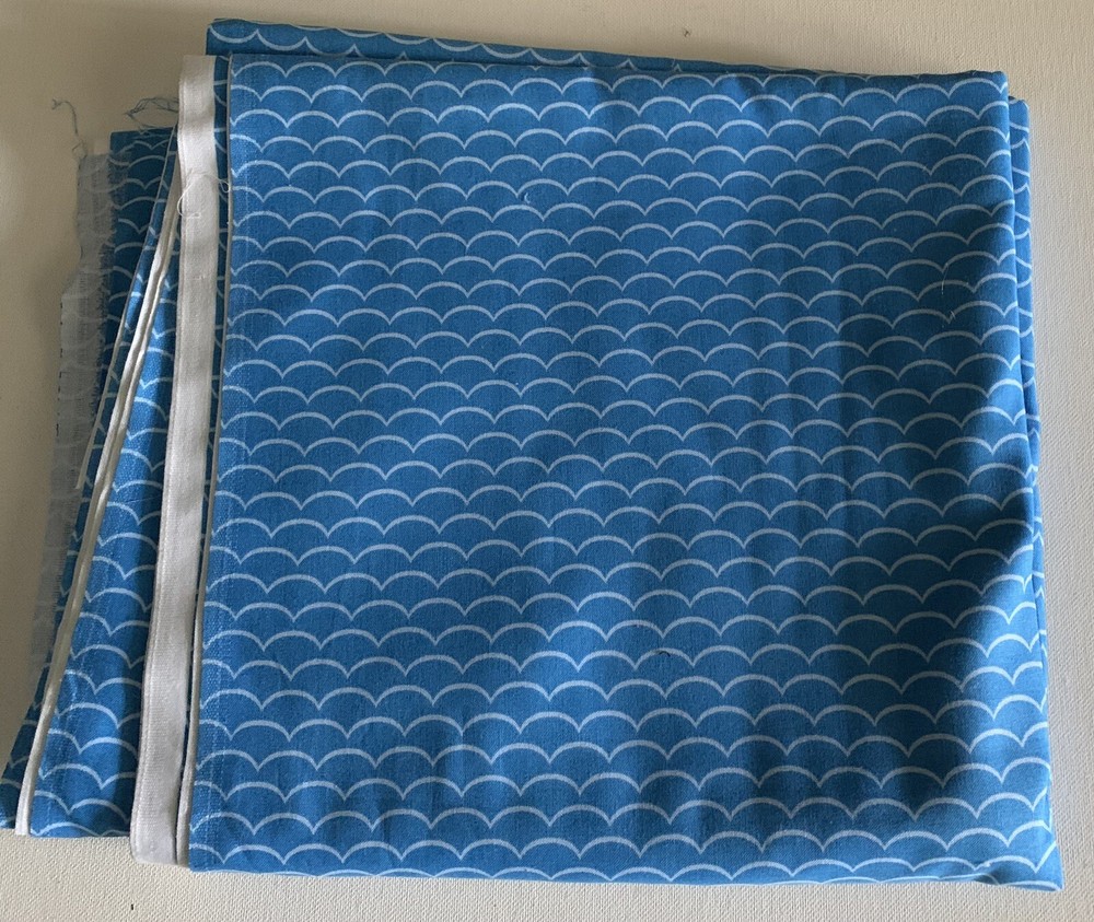 Large Fabric Ocean Blue 168″ x 40″